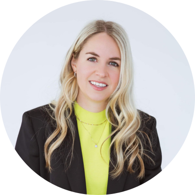 Photo de la présidente du regroupement du Saguenay-Lac-Saint-Jean, la CPA Anne-Julie Néron